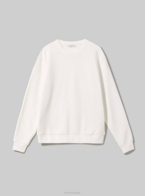 vrouwen Alcott bk1 zwart katoenen sweatshirt met ronde hals kleding PT24447