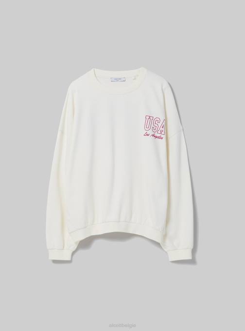 vrouwen Alcott fx2 fuxia medium Oversized sweatshirt met print kleding PT24174