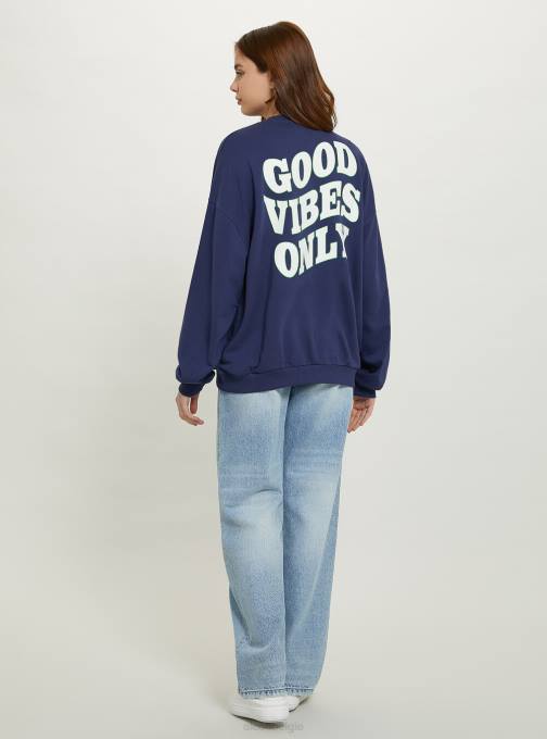 vrouwen Alcott fx2 fuxia medium Oversized sweatshirt met print kleding PT24217