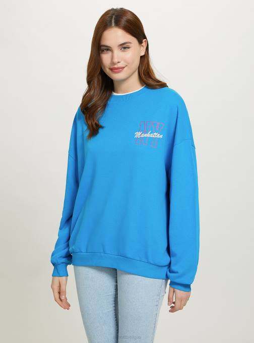 vrouwen Alcott fx2 fuxia medium Oversized sweatshirt met print kleding PT24379