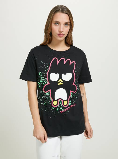 vrouwen Alcott bk1 zwart badtz-maru t-shirt kleding PT24497