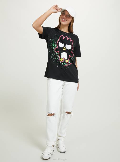 vrouwen Alcott bk1 zwart badtz-maru t-shirt kleding PT24497