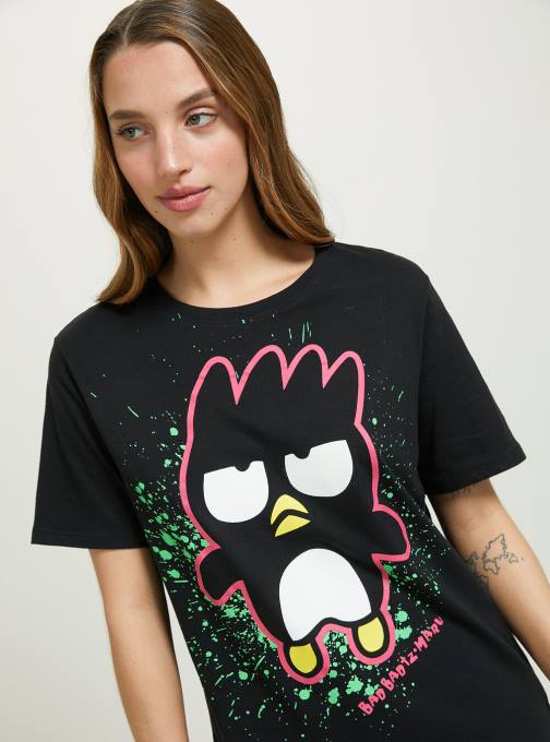 vrouwen Alcott bk1 zwart badtz-maru t-shirt kleding PT24497