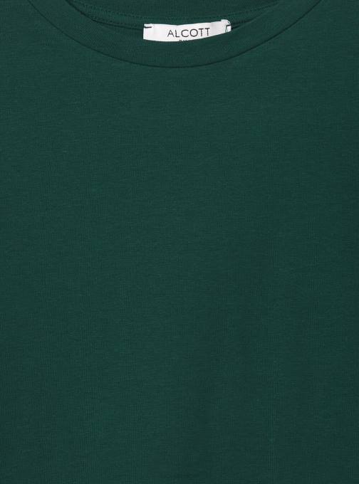 vrouwen Alcott bk1 zwart cropped T-shirt met lange mouwen kleding PT24297