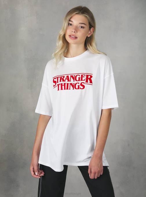 vrouwen Alcott bk1 zwart oversized t-shirt van Stranger Things kleding PT24369