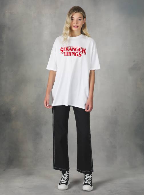 vrouwen Alcott bk1 zwart oversized t-shirt van Stranger Things kleding PT24369