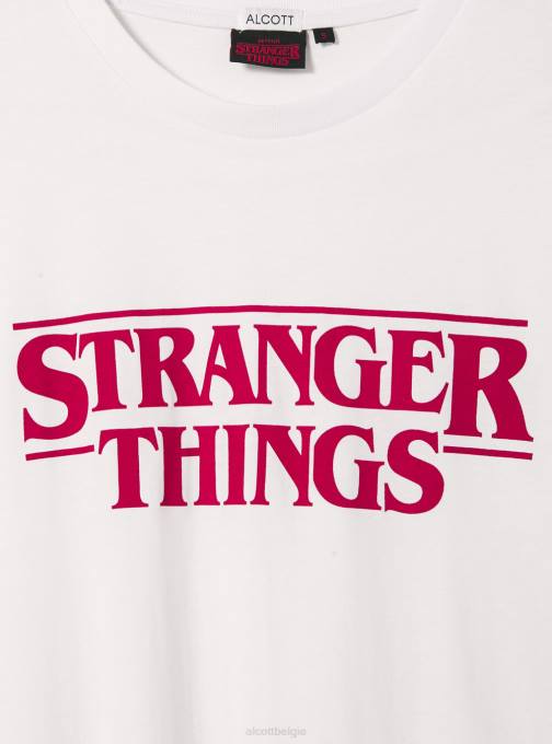 vrouwen Alcott bk1 zwart oversized t-shirt van Stranger Things kleding PT24369