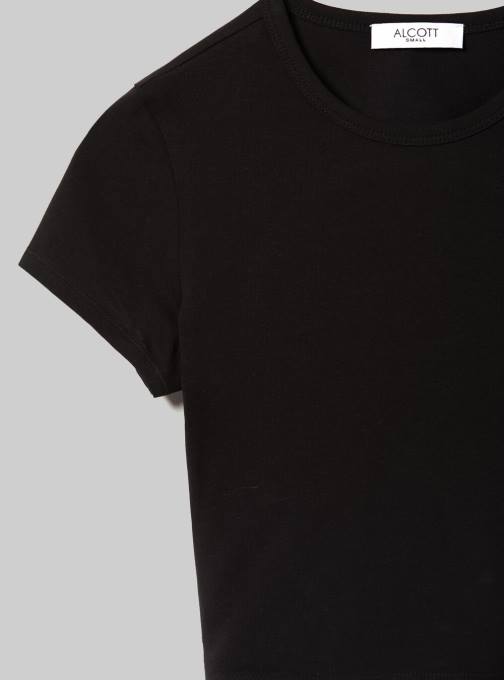 vrouwen Alcott of3 oranje licht cropped T-shirt met veters kleding PT24522