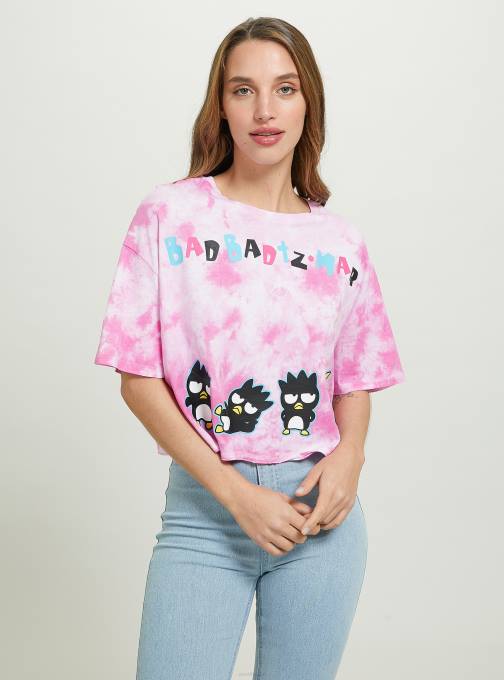 vrouwen Alcott wh3 wit Badtz-Maru cropped T-shirt kleding PT24140