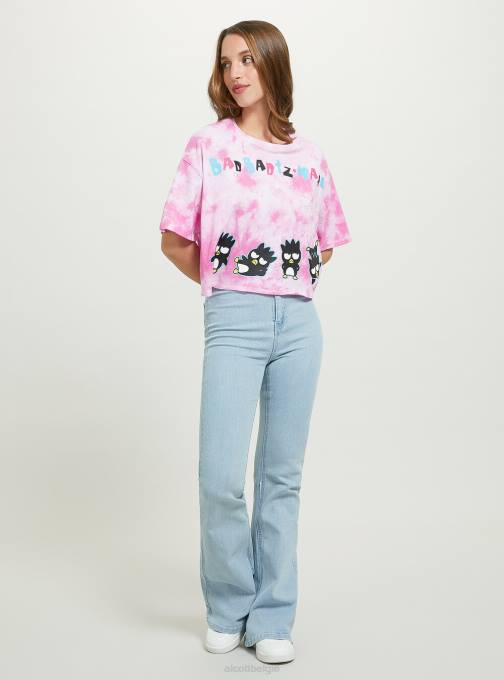 vrouwen Alcott wh3 wit Badtz-Maru cropped T-shirt kleding PT24140