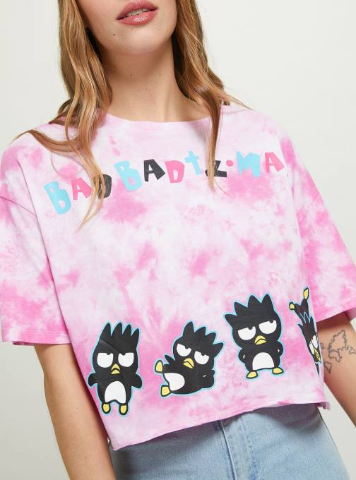 vrouwen Alcott wh3 wit Badtz-Maru cropped T-shirt kleding PT24140