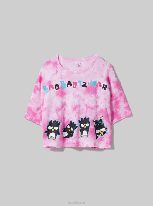 vrouwen Alcott wh3 wit Badtz-Maru cropped T-shirt kleding PT24140