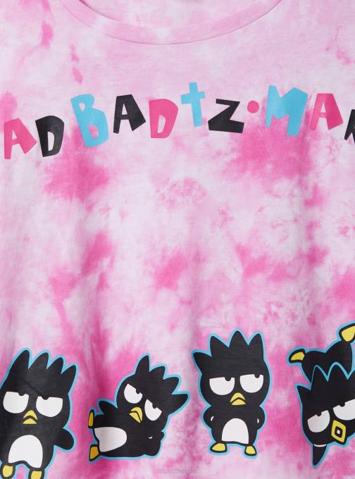 vrouwen Alcott wh3 wit Badtz-Maru cropped T-shirt kleding PT24140