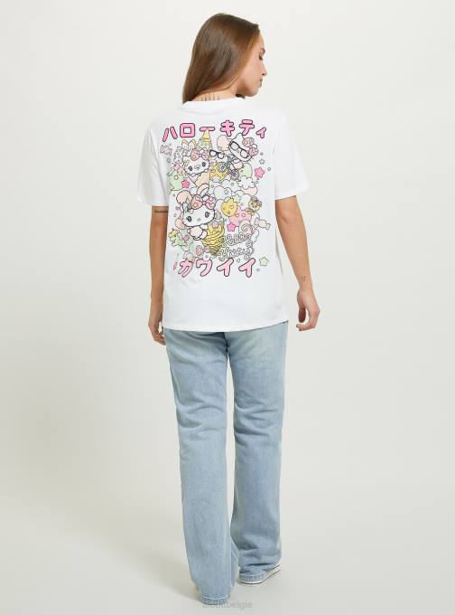 vrouwen Alcott wh3 wit Hallo Kitty t-shirt kleding PT24145