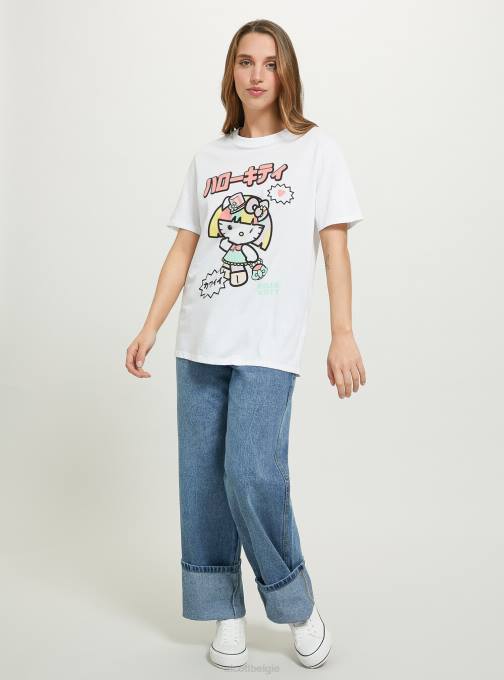 vrouwen Alcott wh3 wit Hallo Kitty t-shirt kleding PT24176