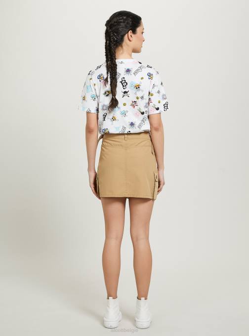 vrouwen Alcott wh3 wit een stuk over het hele t-shirt kleding PT2444