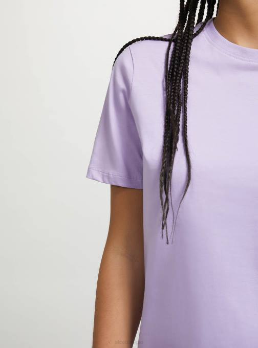 vrouwen Alcott wh3 wit katoenen T-shirt met ronde hals kleding PT24149