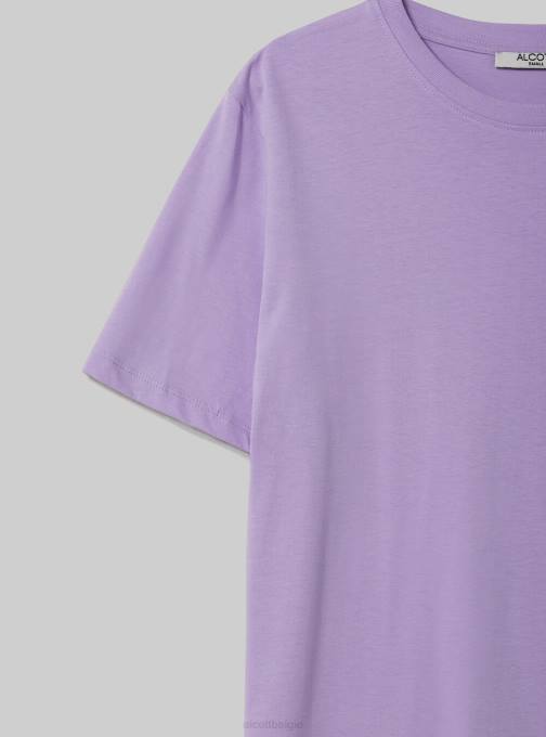 vrouwen Alcott wh3 wit katoenen T-shirt met ronde hals kleding PT24149