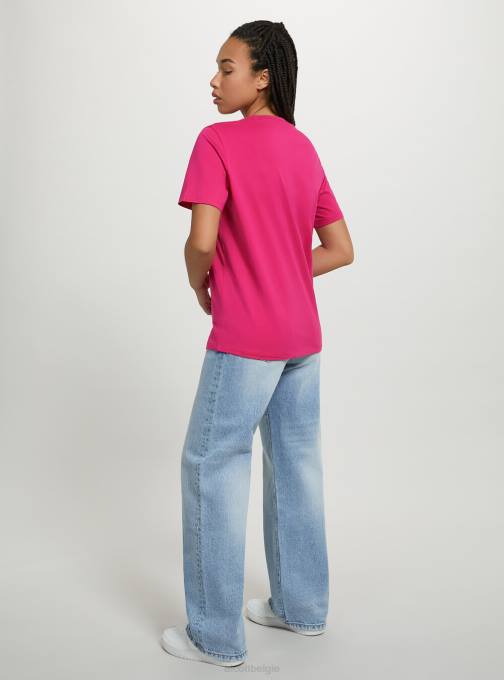 vrouwen Alcott wh3 wit katoenen T-shirt met ronde hals kleding PT24183