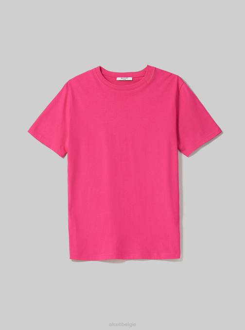vrouwen Alcott wh3 wit katoenen T-shirt met ronde hals kleding PT24183