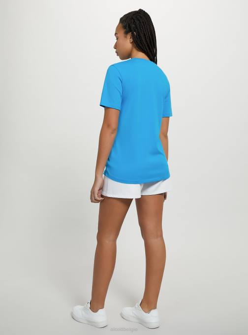 vrouwen Alcott wh3 wit katoenen T-shirt met ronde hals kleding PT24193