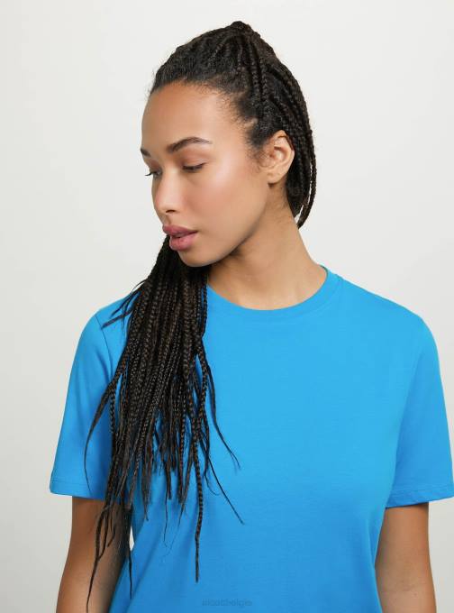 vrouwen Alcott wh3 wit katoenen T-shirt met ronde hals kleding PT24193