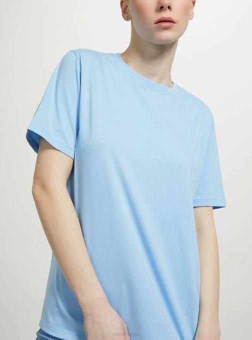 vrouwen Alcott wh3 wit katoenen T-shirt met ronde hals kleding PT24201