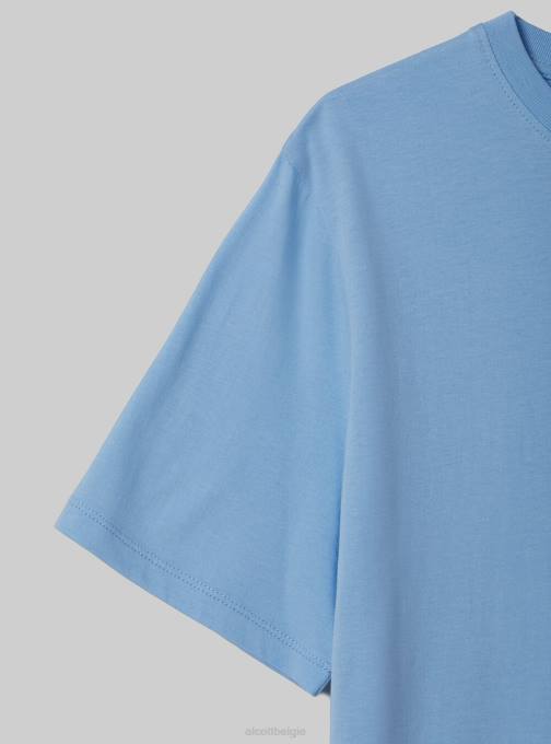 vrouwen Alcott wh3 wit katoenen T-shirt met ronde hals kleding PT24201