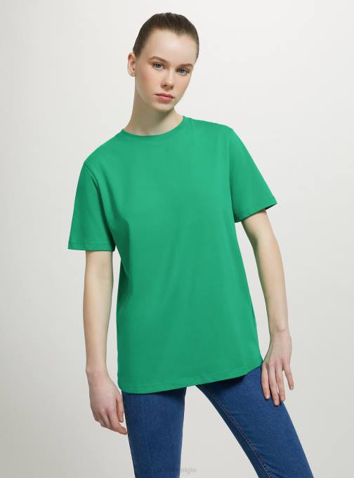 vrouwen Alcott wh3 wit katoenen T-shirt met ronde hals kleding PT24353