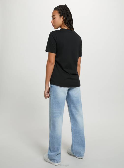 vrouwen Alcott wh3 wit katoenen T-shirt met ronde hals kleding PT24454