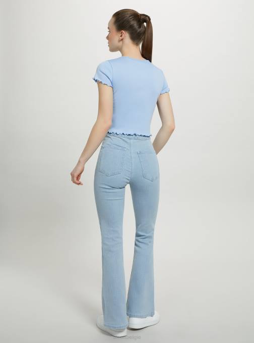 vrouwen Alcott wit katoenen t-shirt met borduursel kleding PT2478