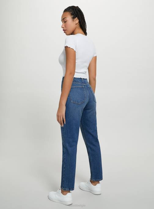 vrouwen Alcott wit katoenen t-shirt met borduursel kleding PT2479