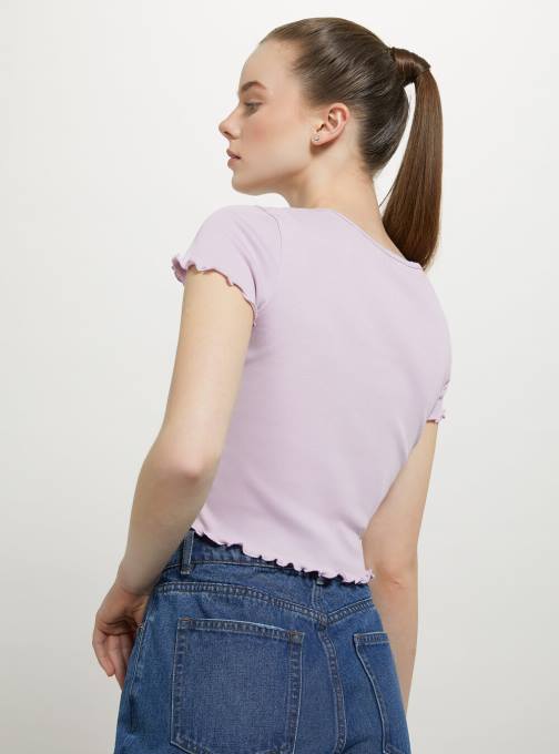 vrouwen Alcott wit katoenen t-shirt met borduursel kleding PT2495