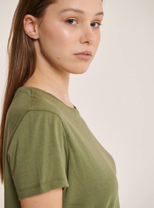 vrouwen Alcott wit oversized effen katoenen t-shirt kleding PT24257