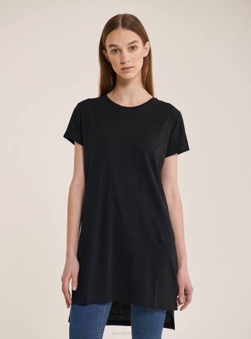 vrouwen Alcott wit oversized effen katoenen t-shirt kleding PT24325
