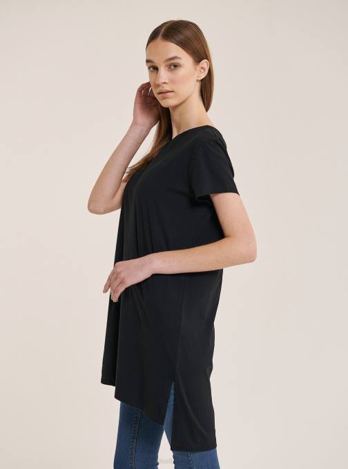 vrouwen Alcott wit oversized effen katoenen t-shirt kleding PT24325