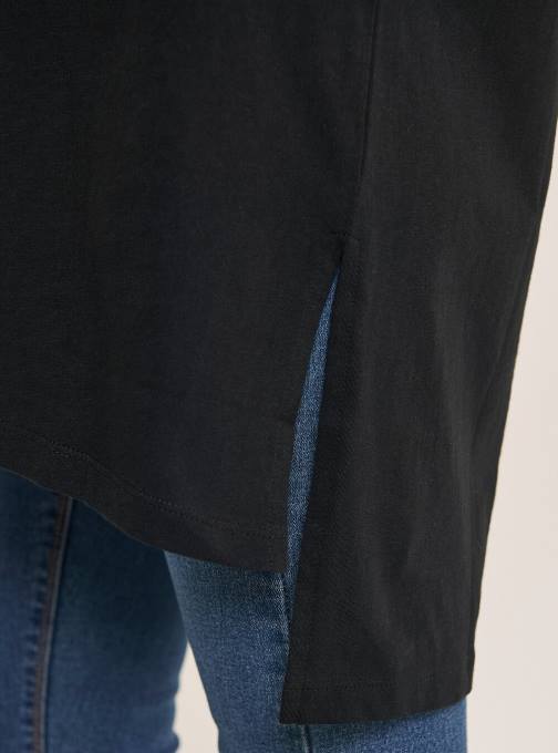 vrouwen Alcott wit oversized effen katoenen t-shirt kleding PT24325