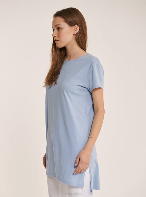 vrouwen Alcott wit oversized effen katoenen t-shirt kleding PT24350
