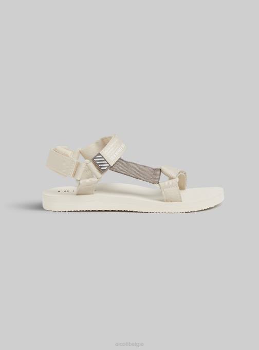 vrouwen Alcott bk1 zwart sandali in gomma met chiusura en strappo schoenen PT24113