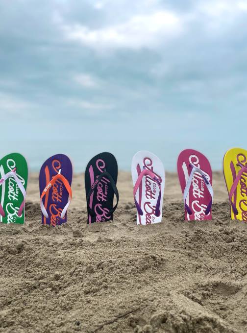 vrouwen Alcott c6575 groen infradito con-logo schoenen PT24132