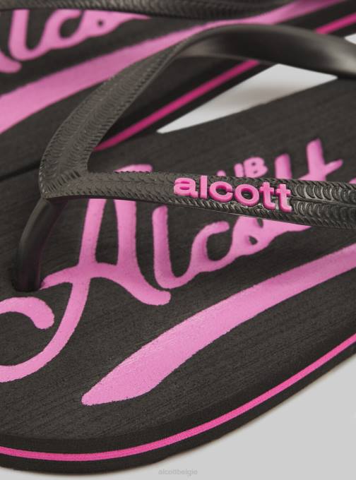 vrouwen Alcott c6575 groen infradito con-logo schoenen PT24133