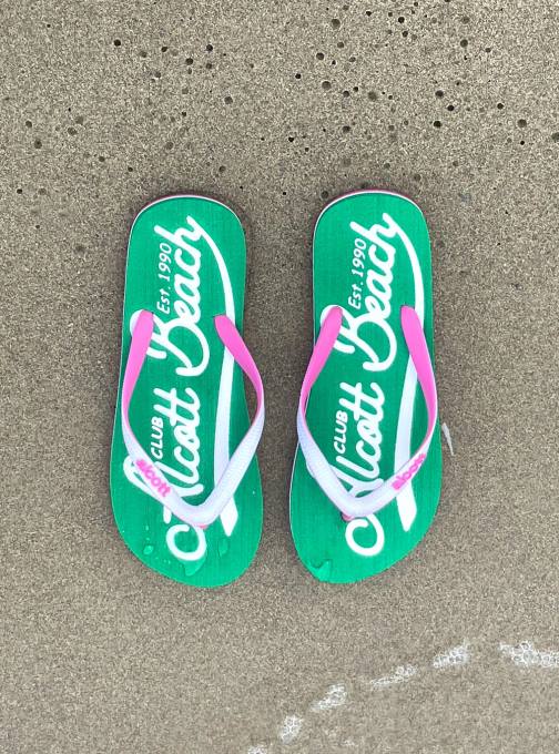 vrouwen Alcott c6575 groen infradito con-logo schoenen PT24242