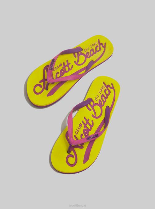 vrouwen Alcott c6575 groen infradito con-logo schoenen PT24440